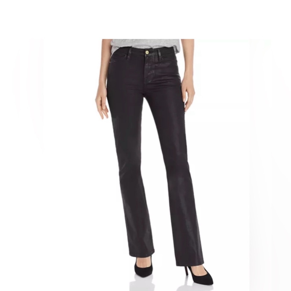 Frame Denim Women's Jet Black Le Mini Boot Jeans